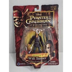 Pirates of the Caribbean At Worlds End Prisoner WILL TURNER Action Figure NIB